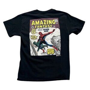 BAIT X Marvel Comic Black Amazing Fantasy Spider-Man T-Shirt - Size S